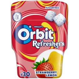 Orbit Refreshers Strawberry-Lemon 30ks dražé image